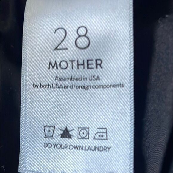 Mother The Sacred Slit Black Denim Miniskirt - Picture 3 of 4